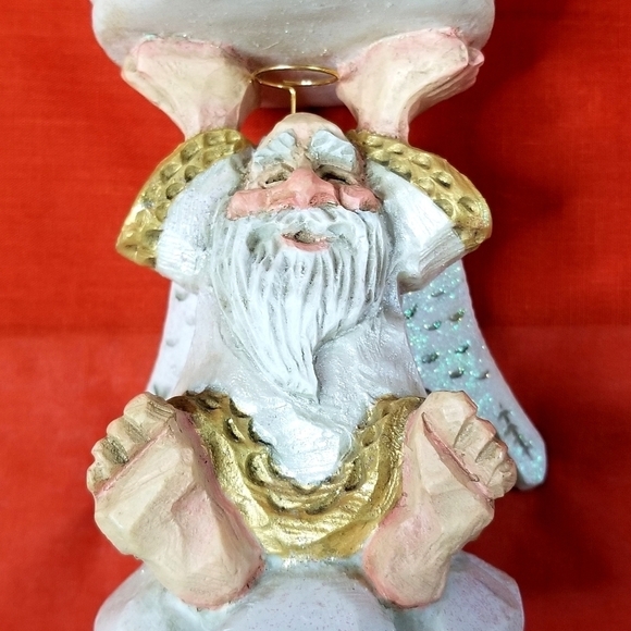 VTG David Frykman Oldest Angel Candle Holder DF3221 All That Glitters Christmas - Picture 10 of 13
